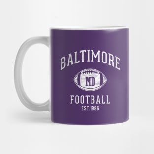 Vintage Baltimore Ravens Football Distressed Tailgate party Mug